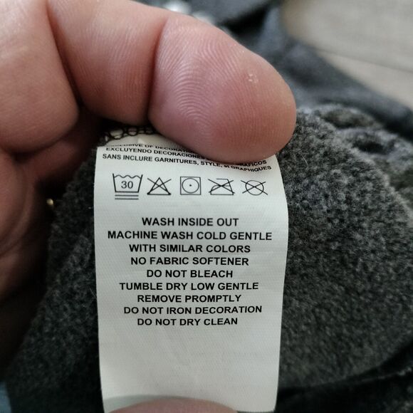 Chicago Bears Hoodie Mens Medium Gray NFL Team Apparel TX3 Spellout Sweatshirt - Picture 13 of 13